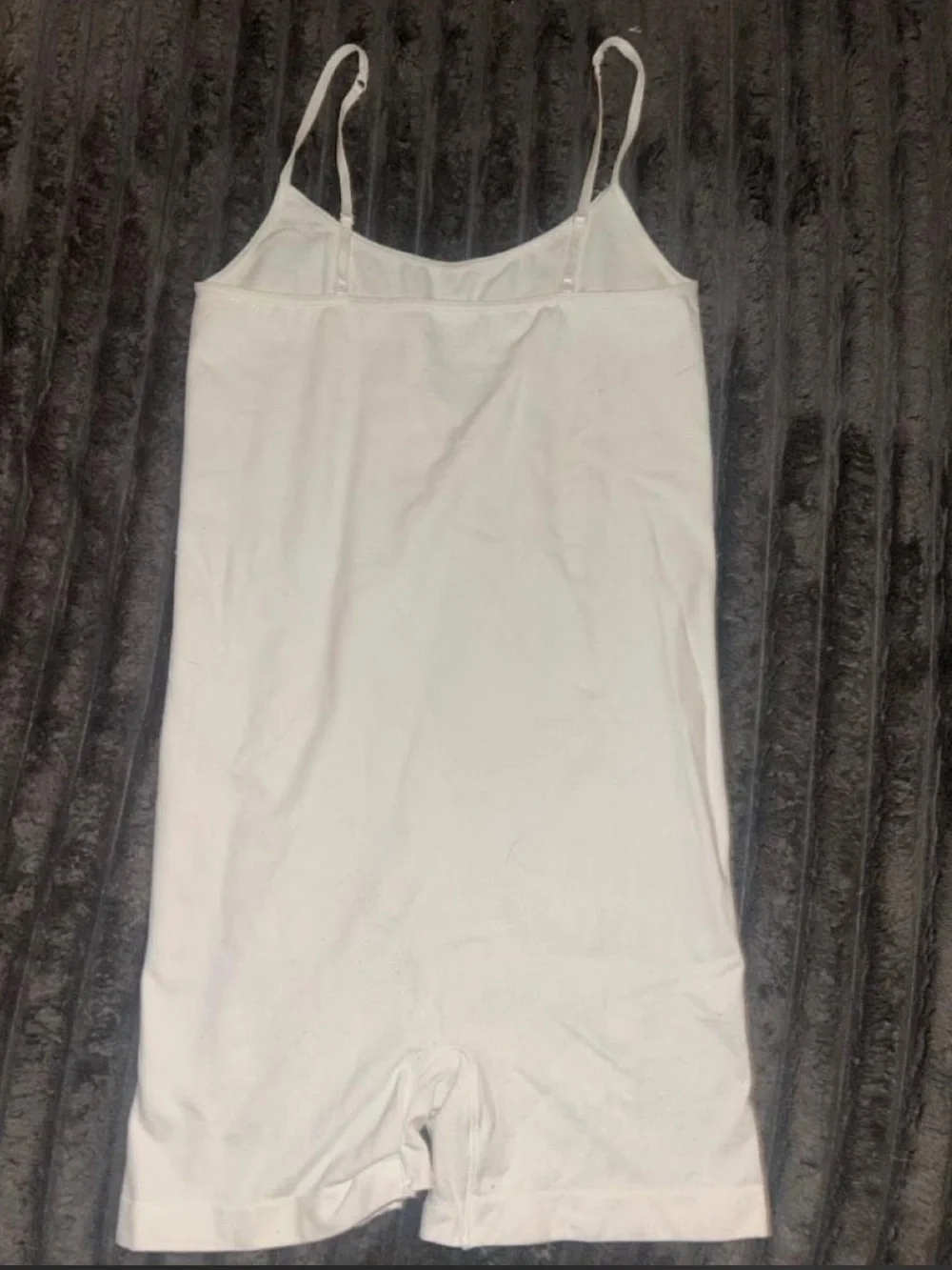 Free People Women’s White Spaghetti Strap Camisole Bodysuit